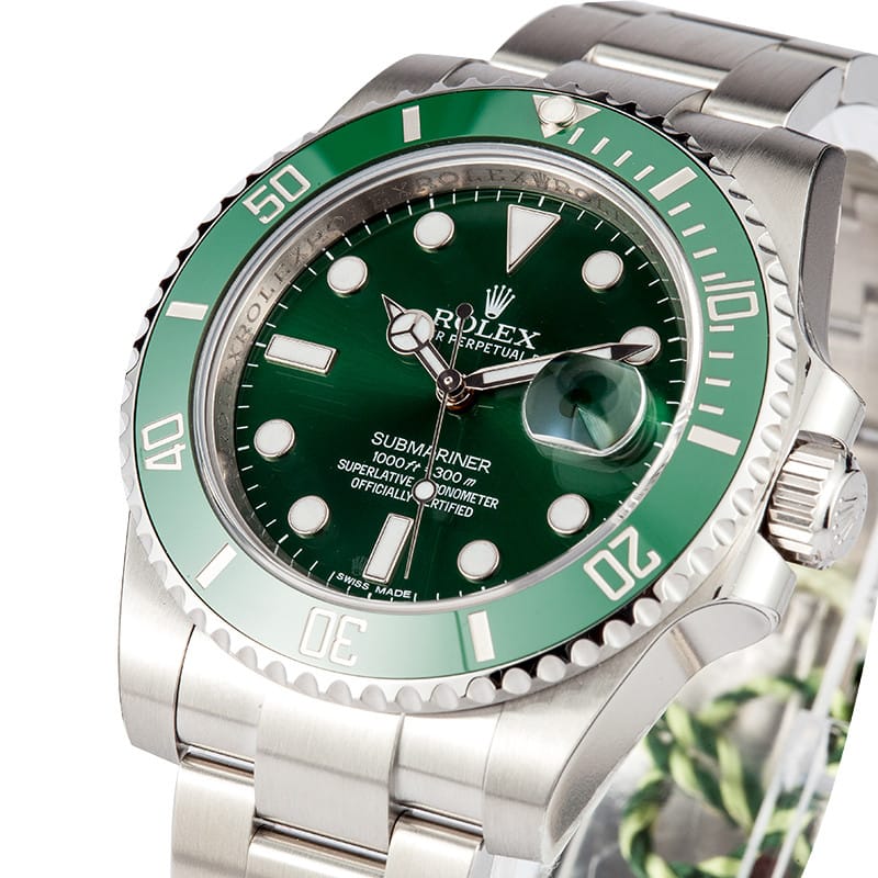 Rolex Anniversary Submariner 116610LV Submariner Green 116610V