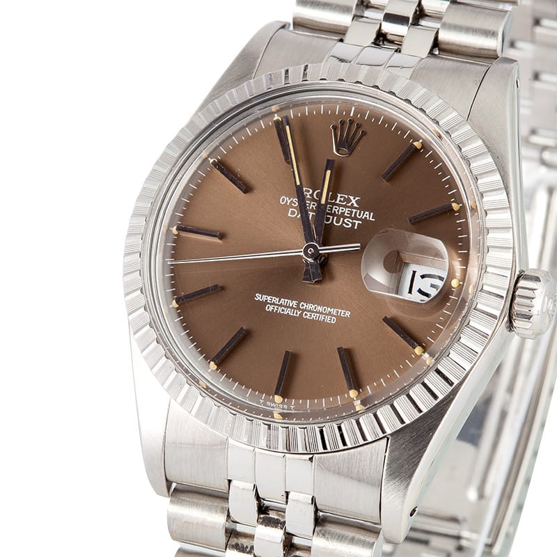 rolex datejust bronze