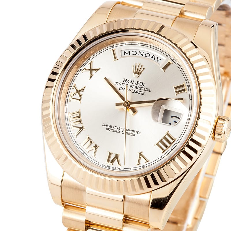 Rolex President Day Date II Yellow Gold 