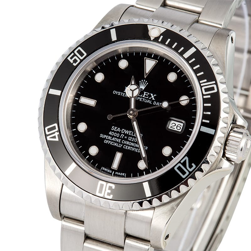 rolex sea dweller stainless steel price