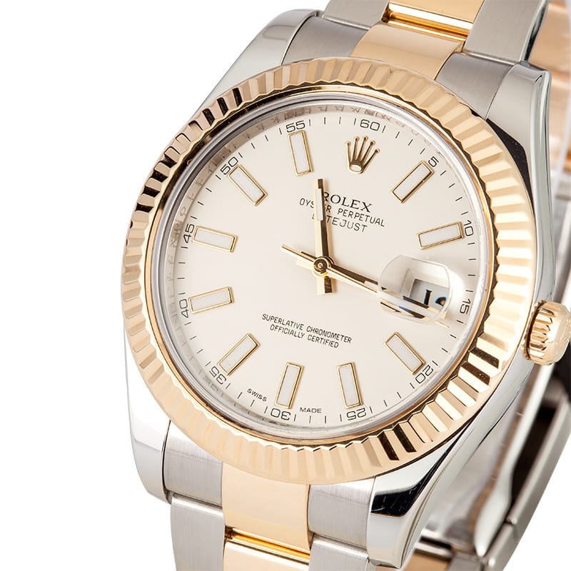 rolex ivory dial