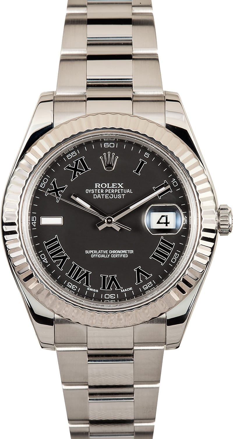 Rolex Datejust II 116334 Roman Dial