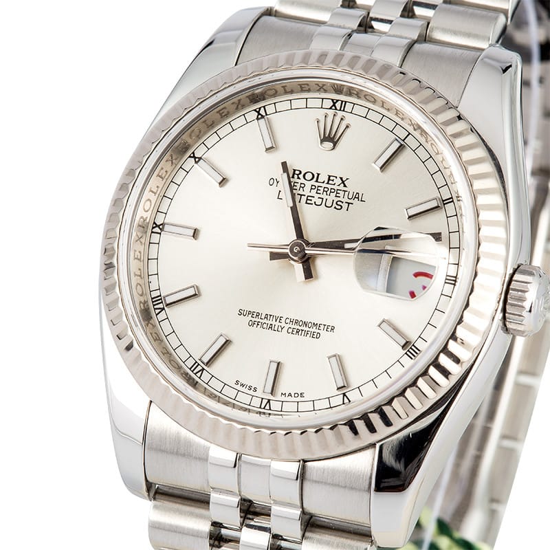 rolex 116234 silver dial