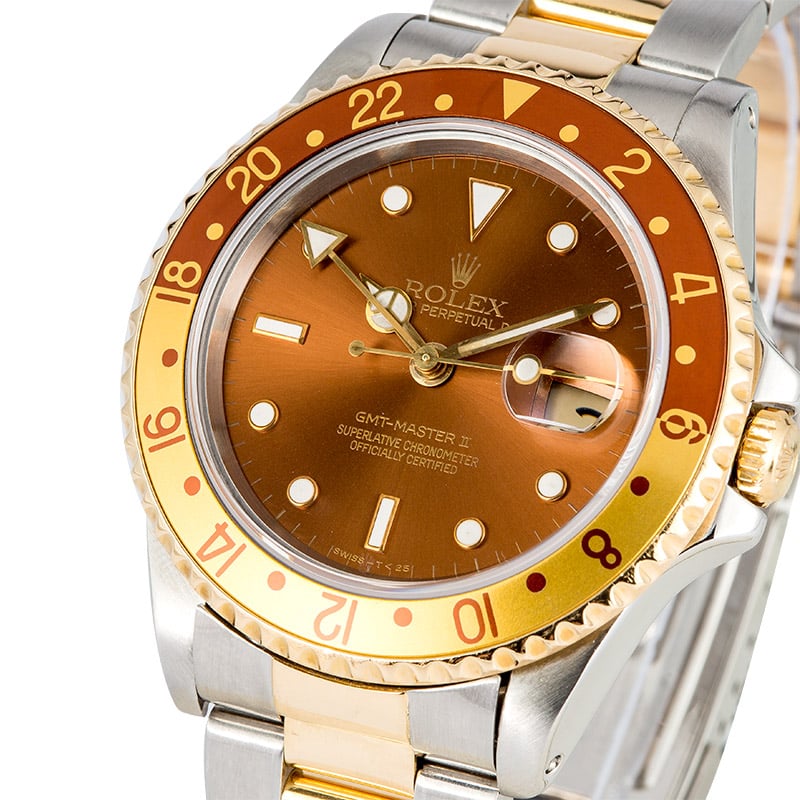 Rolex GMT Master 16713 Root Beer Dial