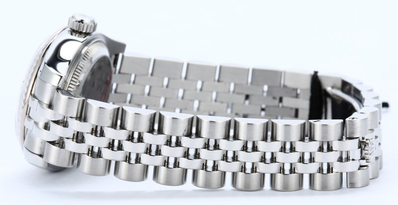 Ladies Rolex Datejust 179174 Black Diamond 4