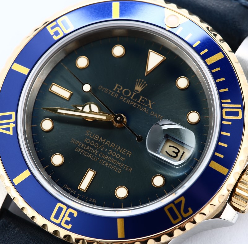 Rolex Submariner 16803 Leather Strap