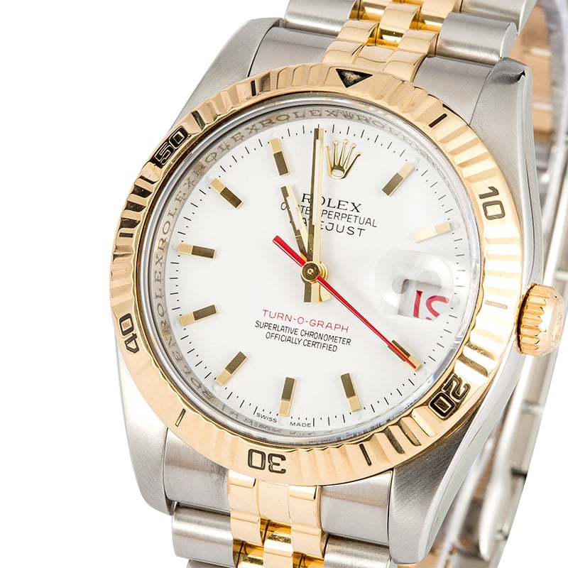 Rolex Datejust 116263 Yellow Gold Thunderbird Certified Pre-Owned