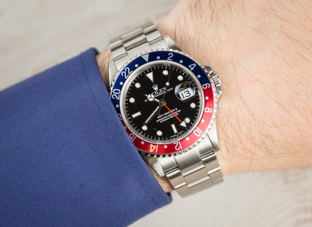 rolex gmt red and blue