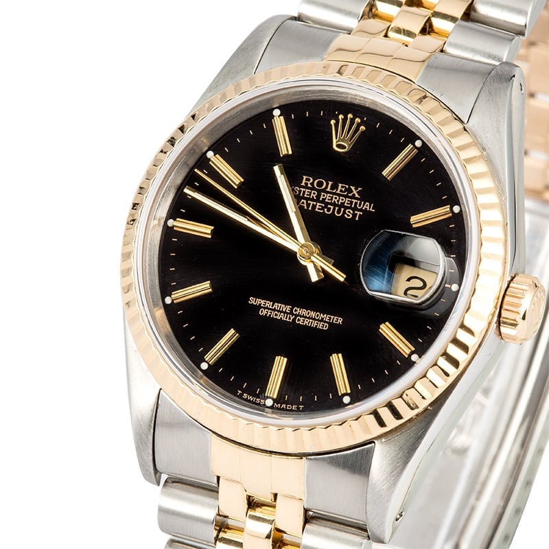rolex 16233 black dial