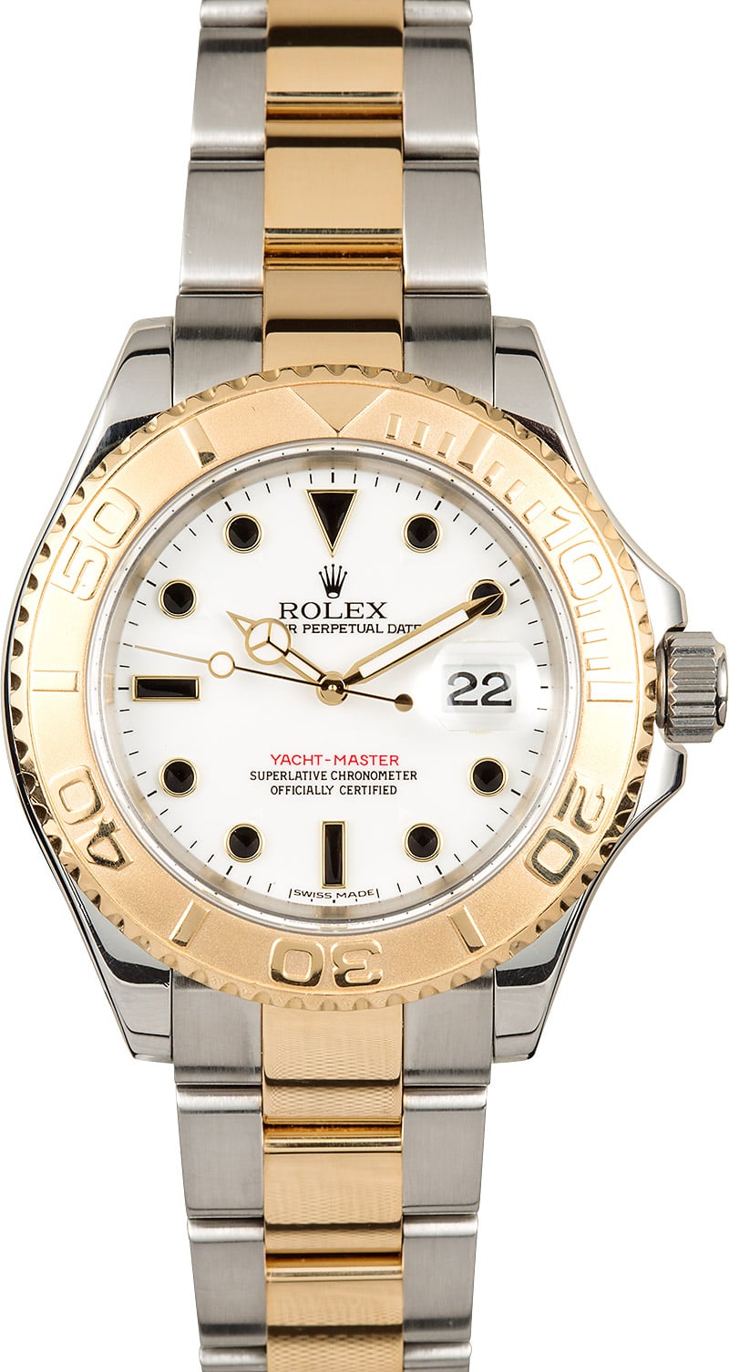 Rolex Men's Yacht-master Stainless Steel and Gold 16623