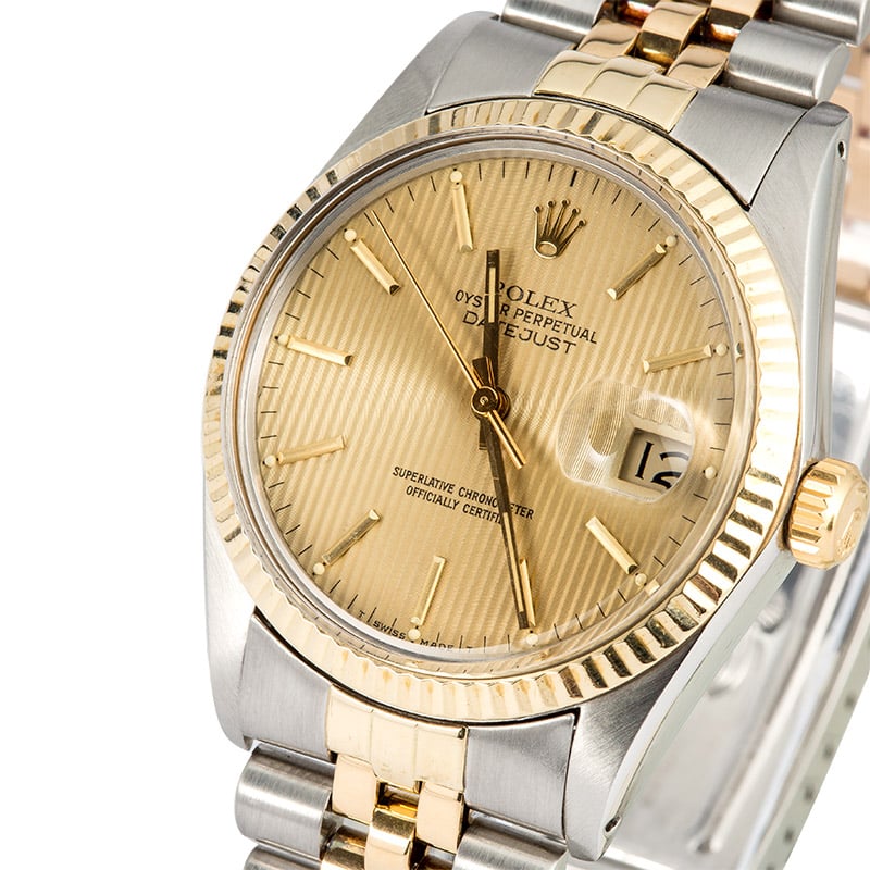 Datejust Rolex 16013 Silver Dial
