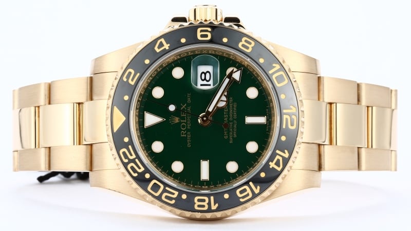 Rolex GMT Master II Ceramic 116718 Green Dial