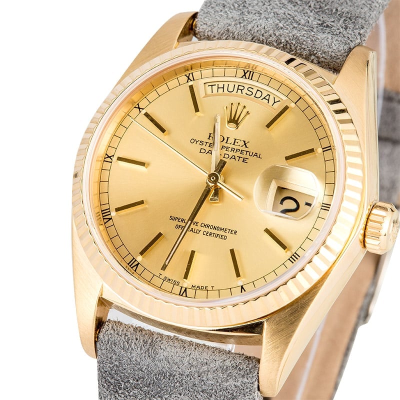 Rolex President DayDate 18038 Leather Strap