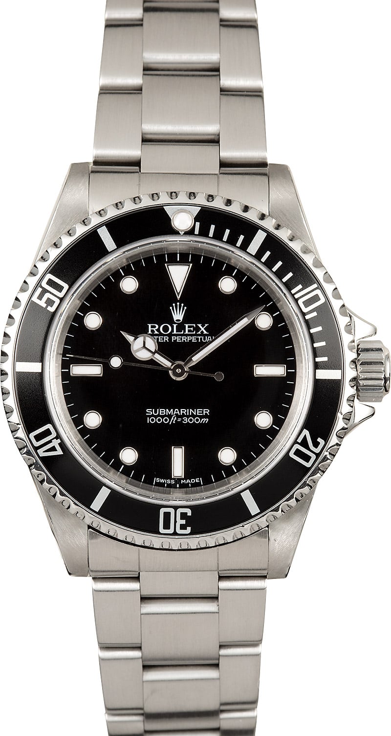 Buy Used Rolex 14060M Bob s Watches Sku 112593 A