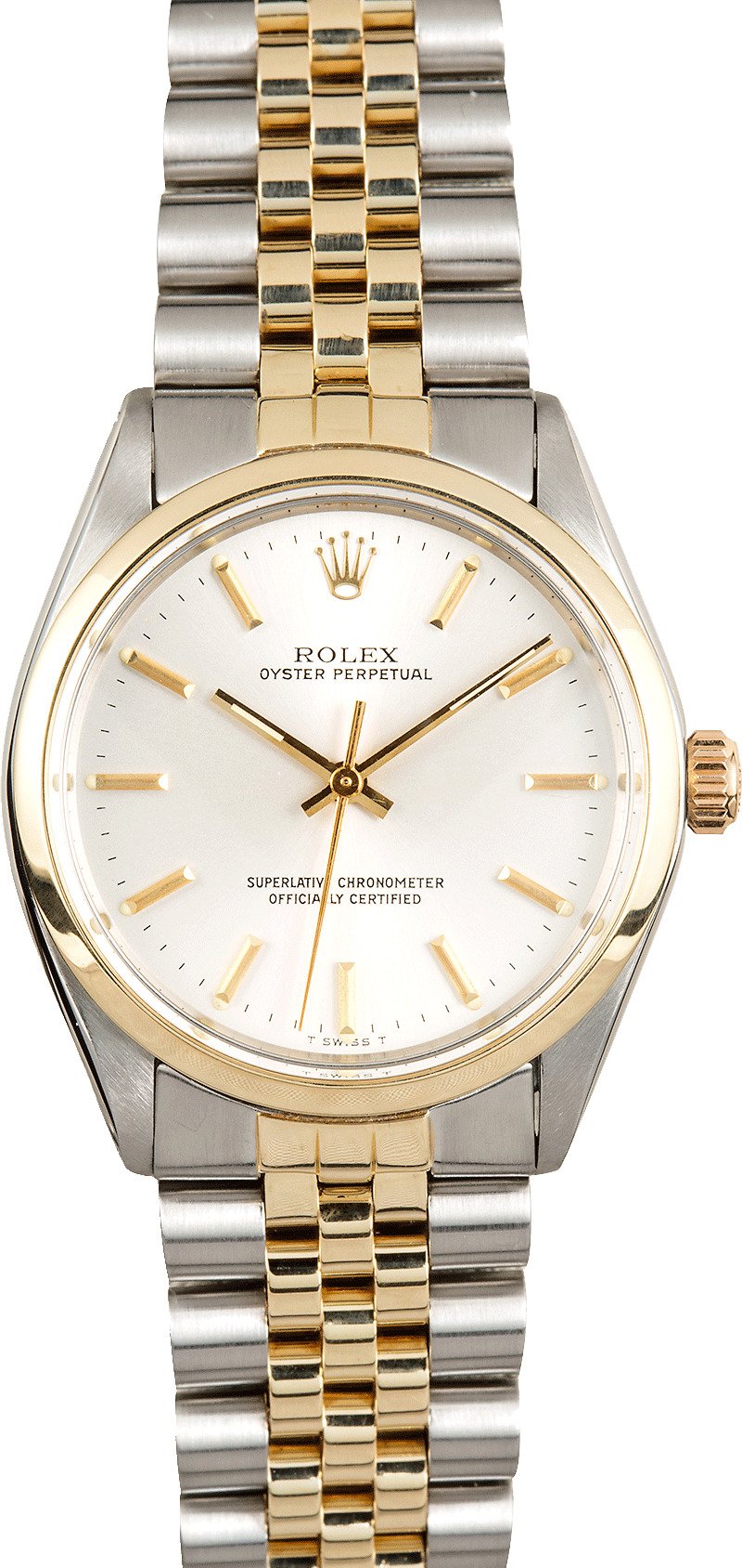 classic oyster two tone rolex price