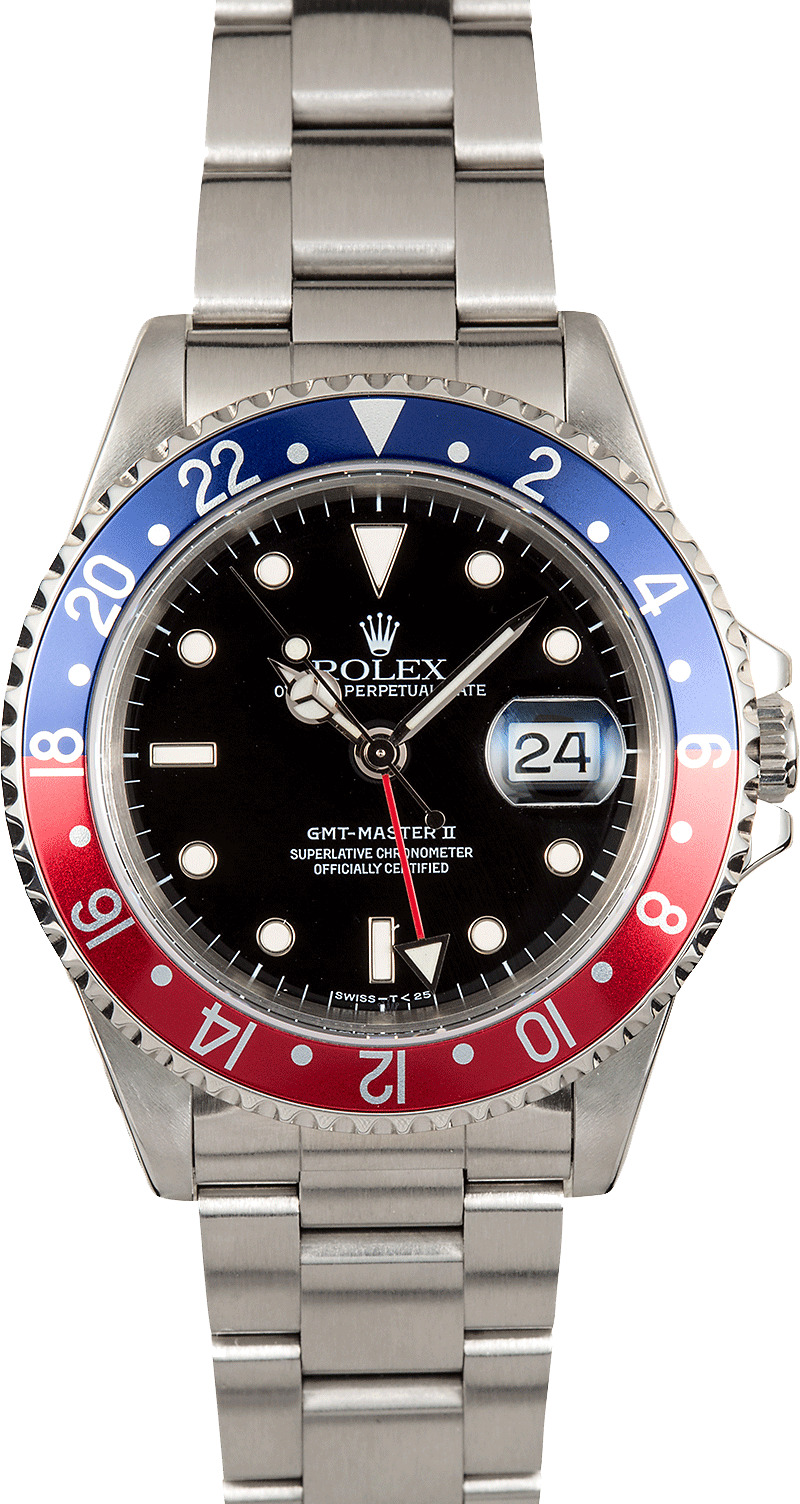 Buy Used Rolex GMT-Master II 16710 | Bob's Watches - Sku: 112919