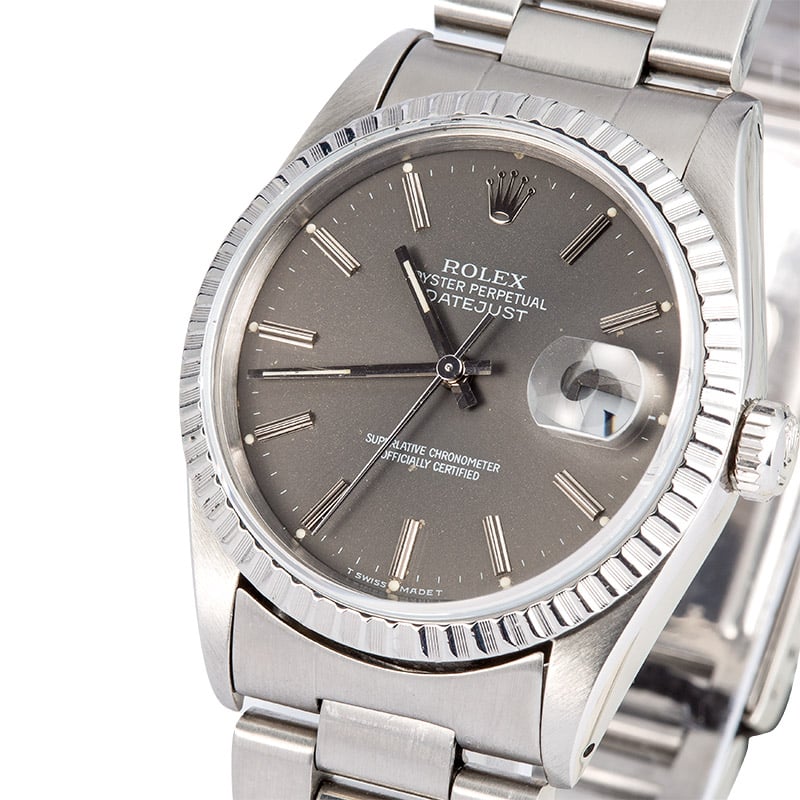 slate dial rolex