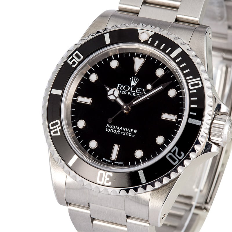 Rolex Submariner 14060 No Date Certified Pre-Owned