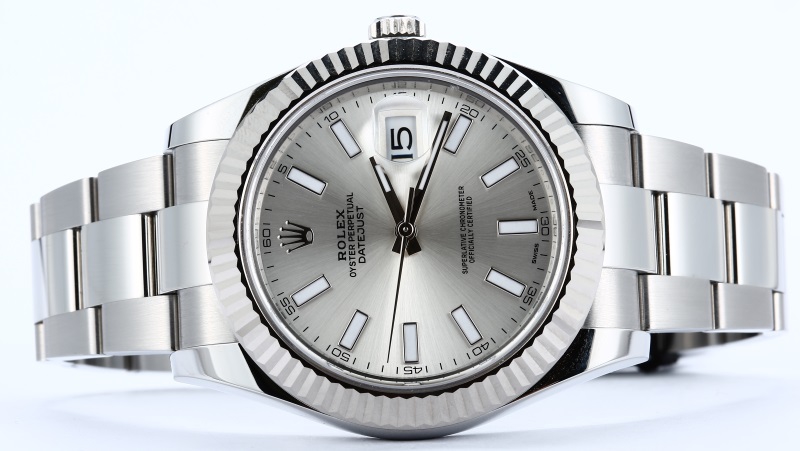 Rolex Datejust II 116334 Silver Luminous Dial