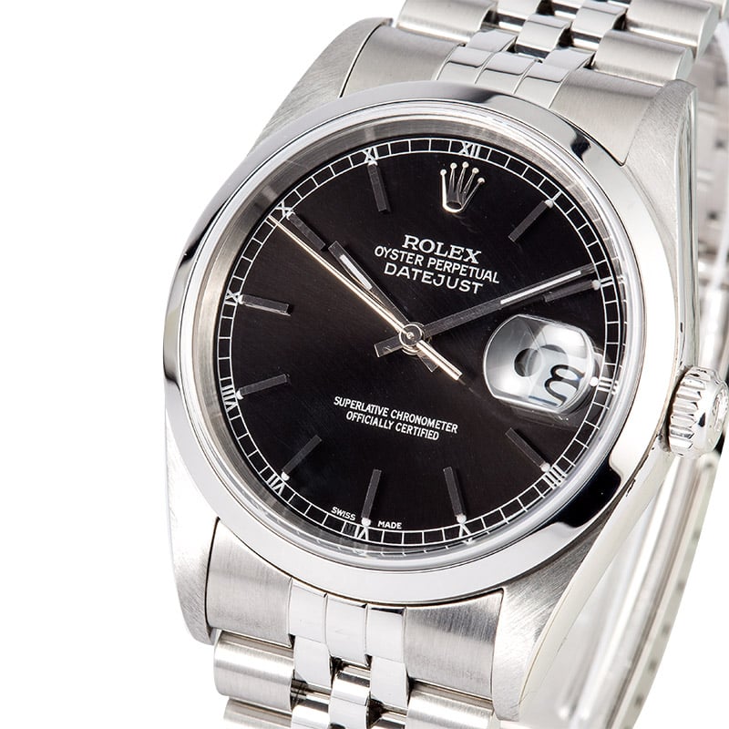 Rolex Datejust Stainless Steel Watch 16200