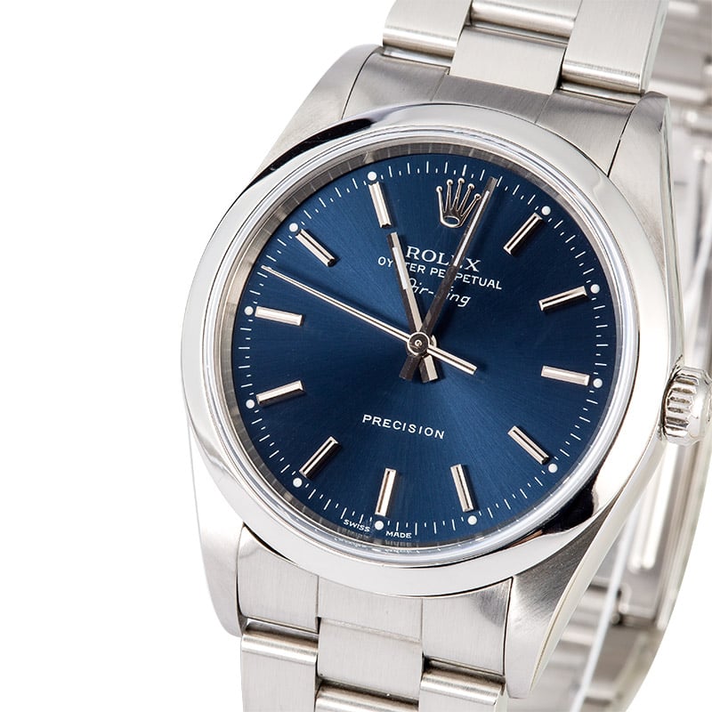 Rolex Air-King 14000 Blue Oyster