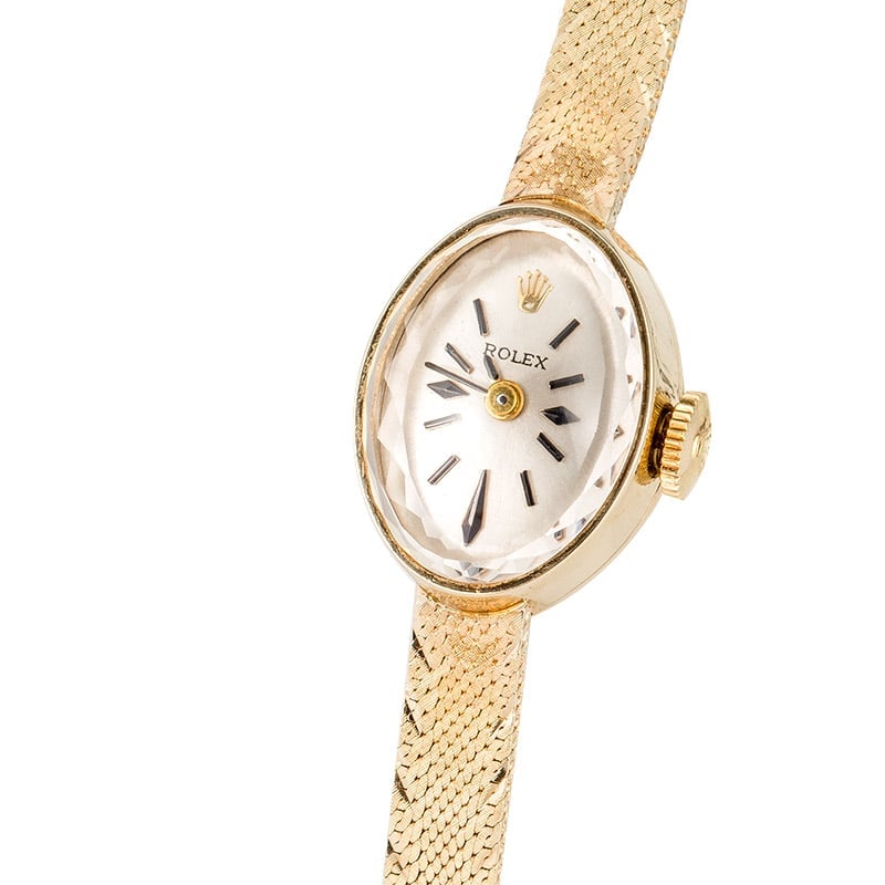 Yellow Gold Vintage Ladies Rolex Cocktail Watch