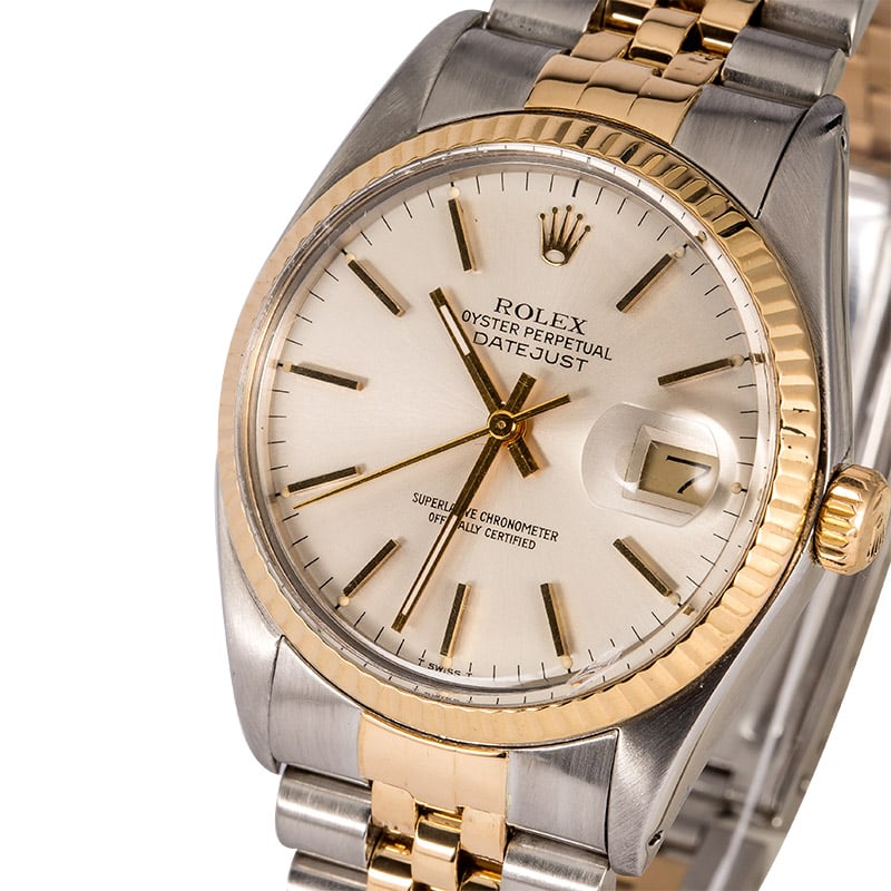 Men's Rolex Datejust 16013 Two-Tone Jubilee