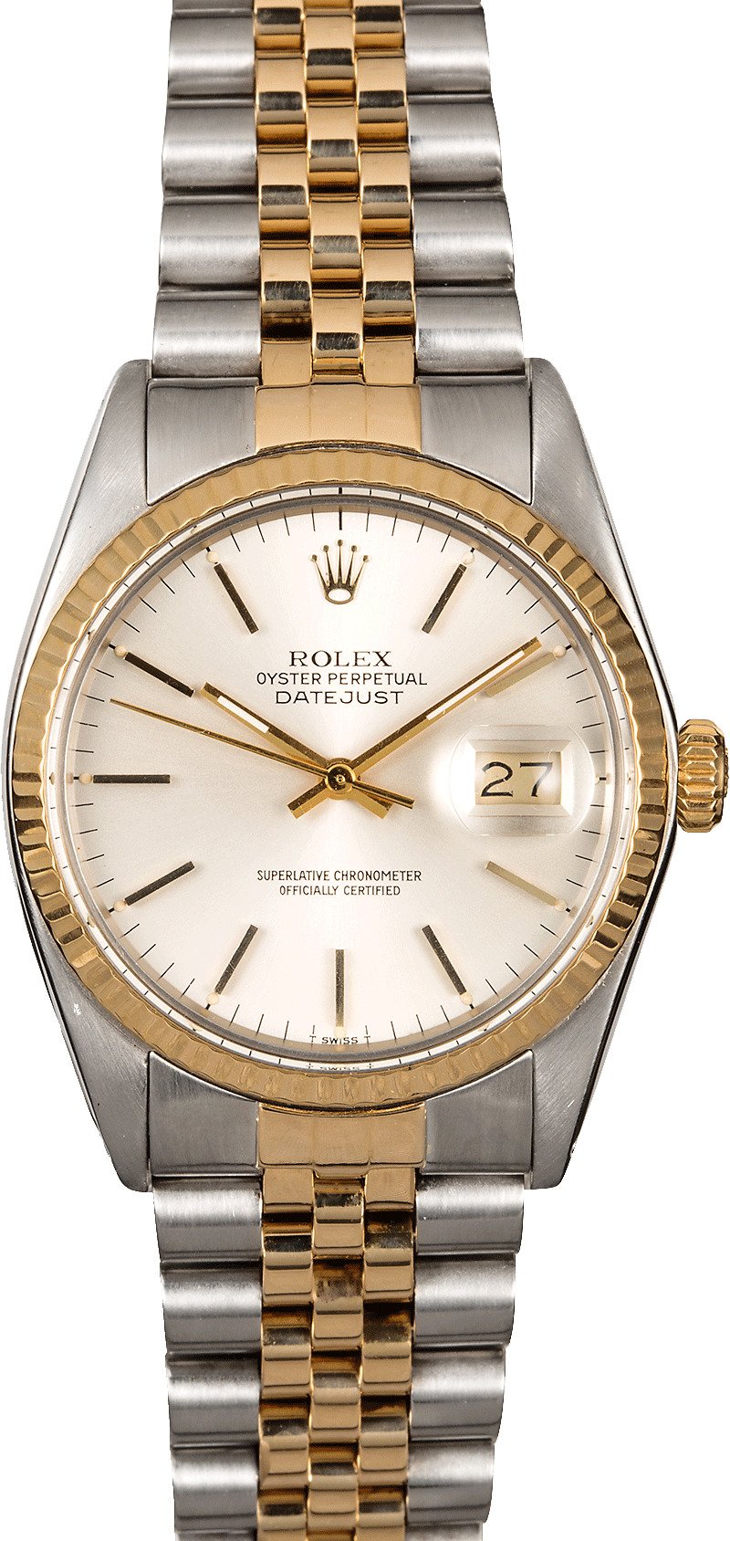 rolex oyster perpetual datejust bicolor