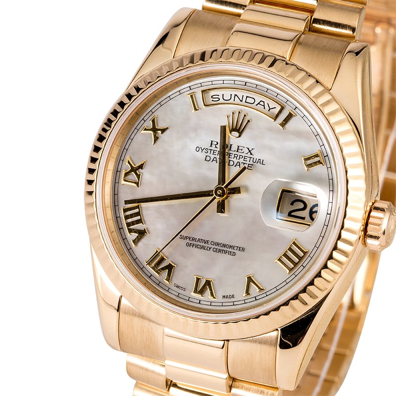 Rolex President 118238 Mother Of Pearl