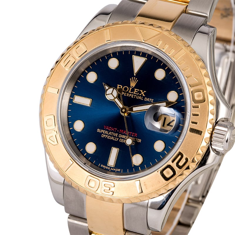 Rolex Yacht-Master 16623 Two Tone Blue Dial Luxury Watch Review