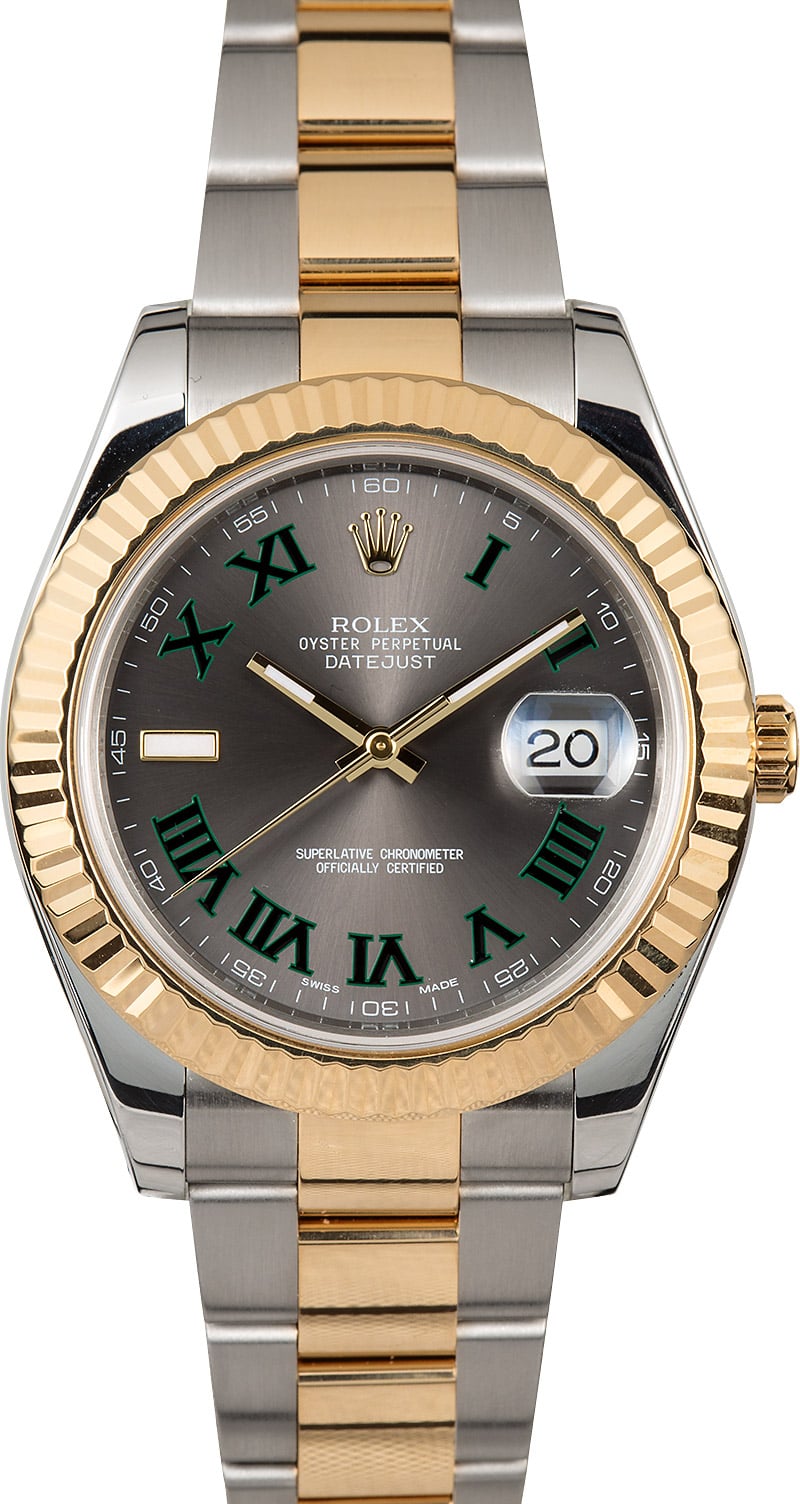 Buy Used Rolex Datejust 116333gyro Bob S Watches Sku