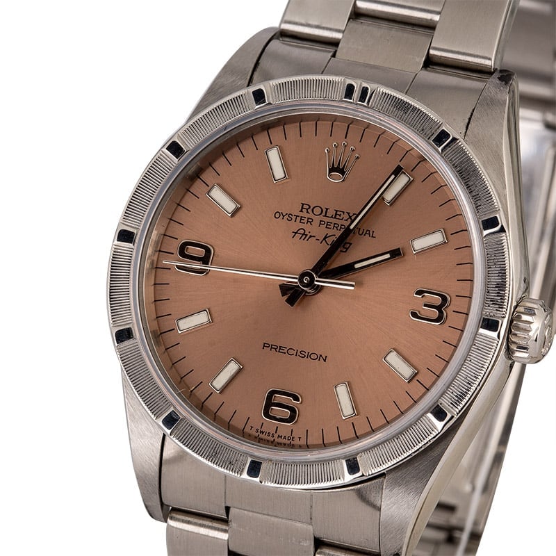 Rolex Air-King 14010 Salmon Dial