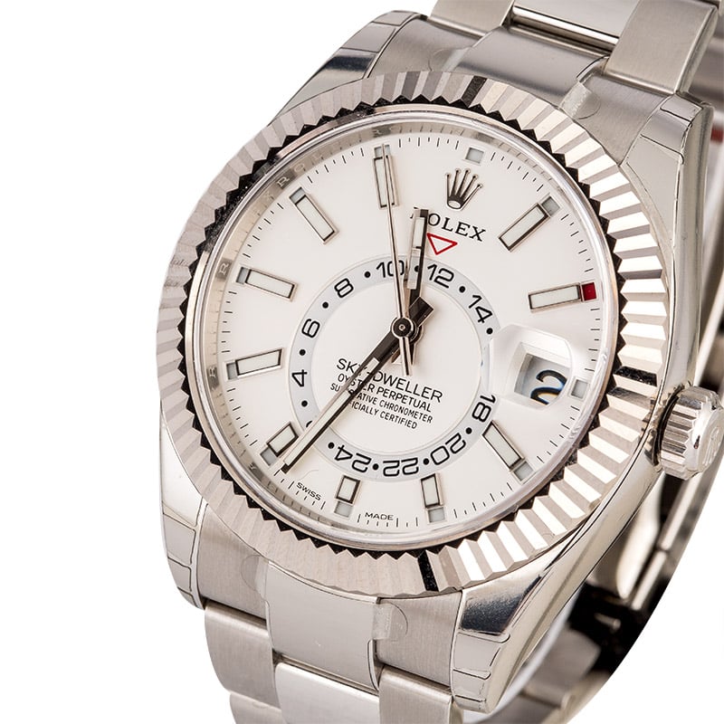 PreOwned Rolex Sky-Dweller 326934 White Dial
