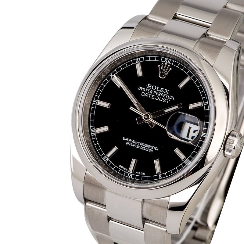 Rolex Datejust 116200 Black Dial Unworn Watch