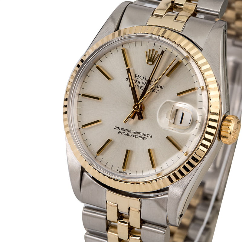 Pre-Owned Rolex Datejust 16013 Silver Dial