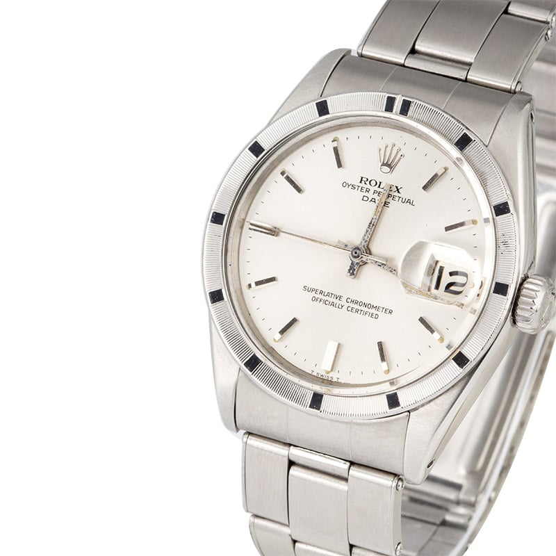 Rolex Date 1501 Stainless Steel Oyster Rivet