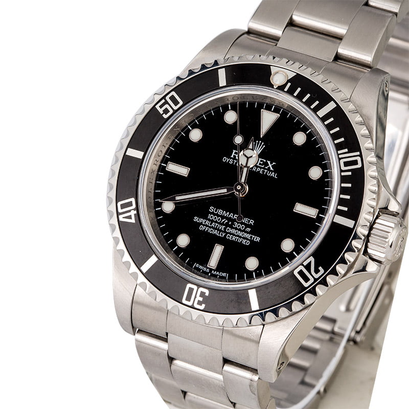 Rolex Submariner 14060 with Serial Engraved