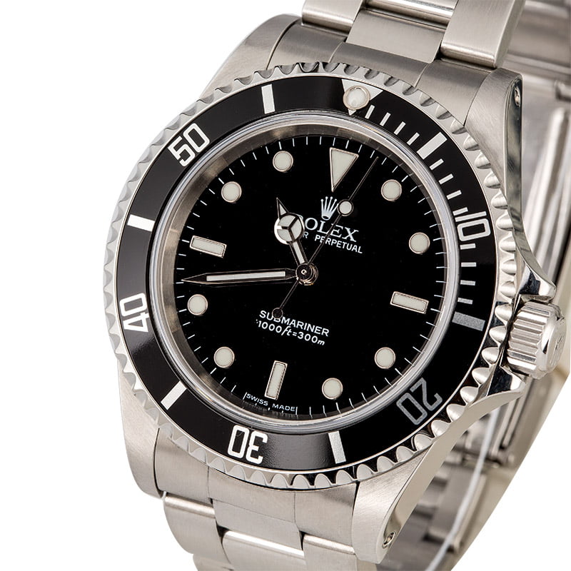 Rolex No Date Submariner Reference 14060M