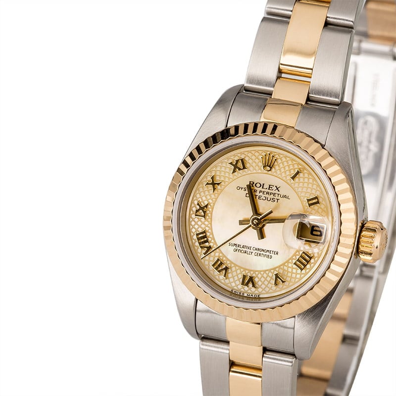 Rolex Datejust 79173 Champagne Decorated Dial