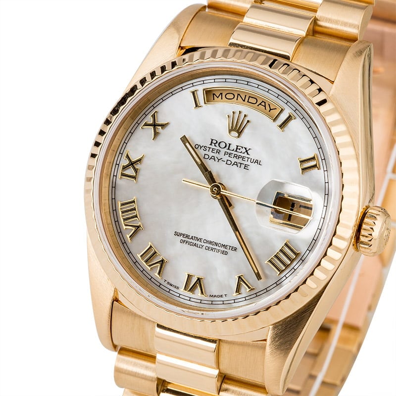 Used Rolex President 18238 Mother of Pearl Dial