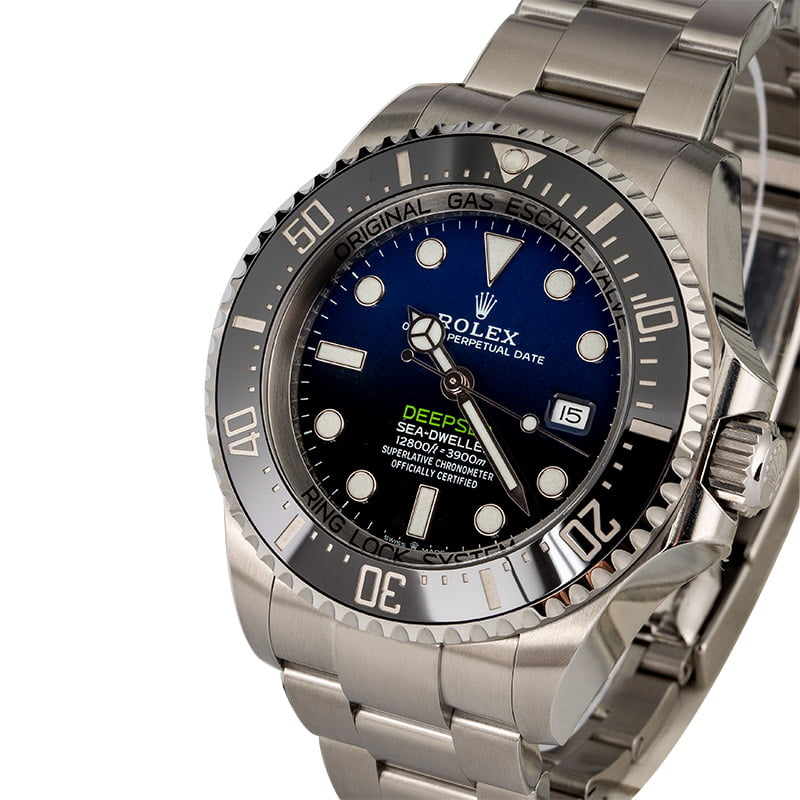 PreOwned Rolex DeepSea SeaDweller 126660 D-Blue Dial