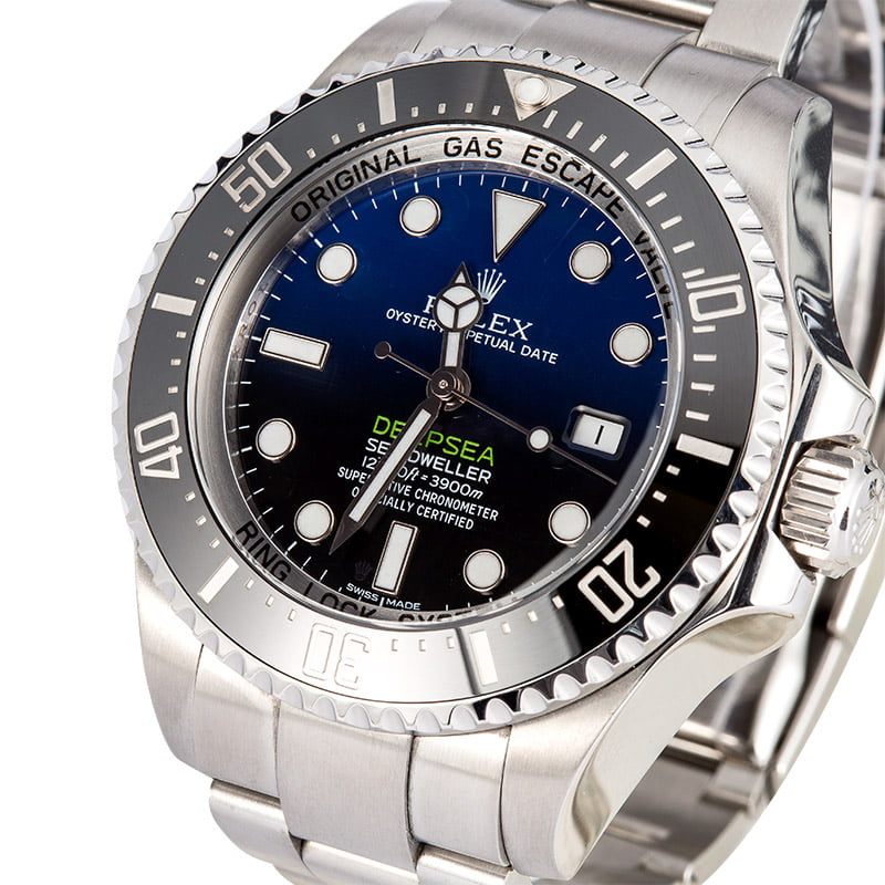 Used Rolex Deepsea 116660B James Cameron D-Blue