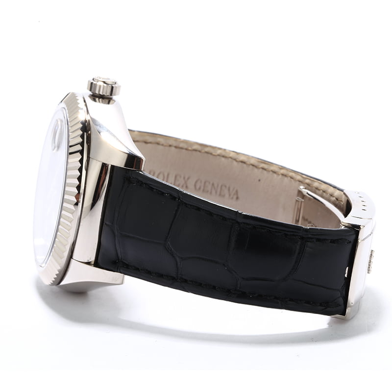 Rolex Sky-Dweller 326139 Black Arabic Dial Leather