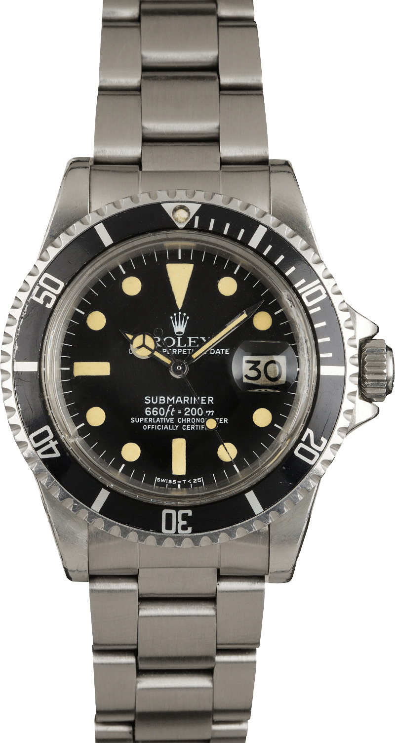 Vintage 1980 Rolex Submariner 1680 Feet First Dial