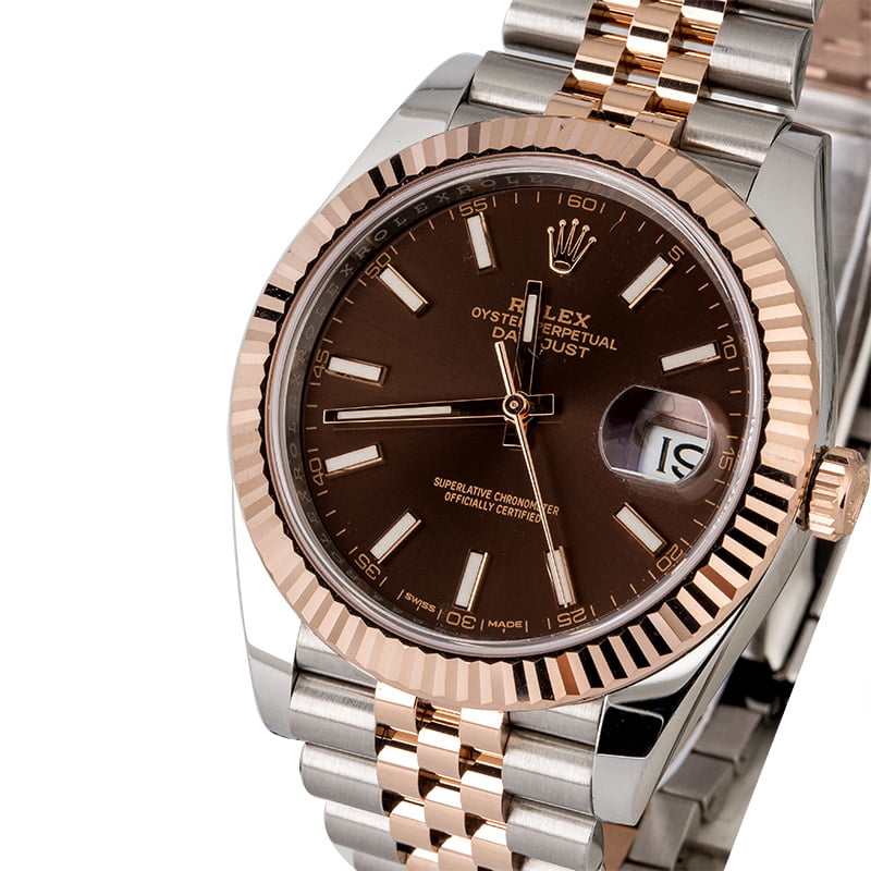 Unworn Rolex Datejust 126331 Chocolate Dial