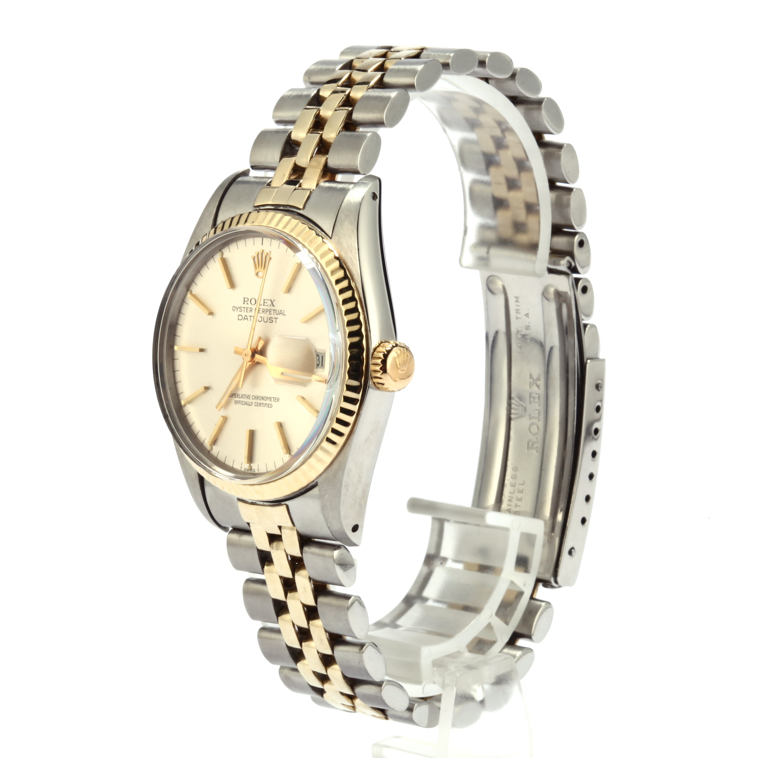 Used Rolex Datejust 16013 American Oval Link T