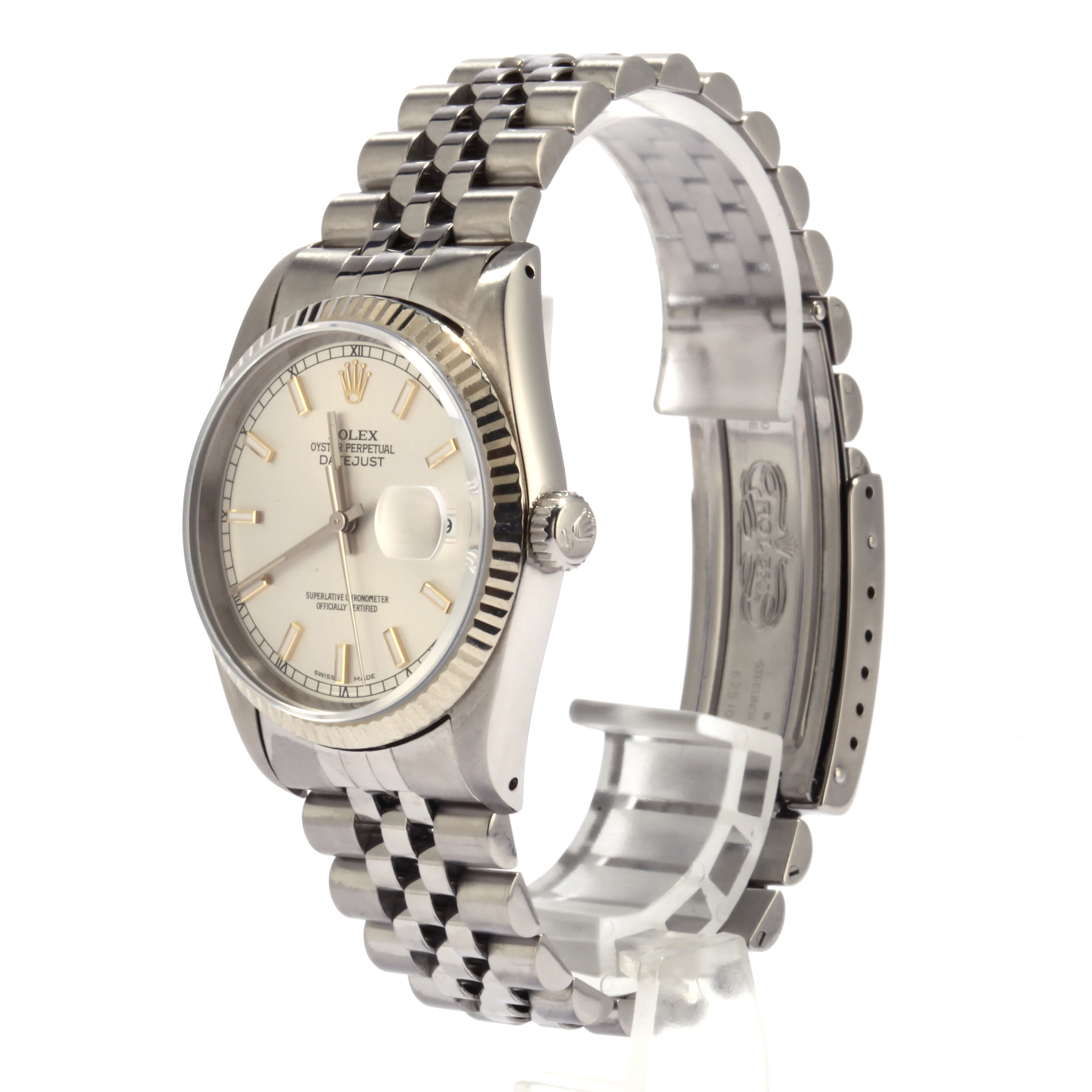 Pre-Owned Rolex Datejust 16234 Roman Markers
