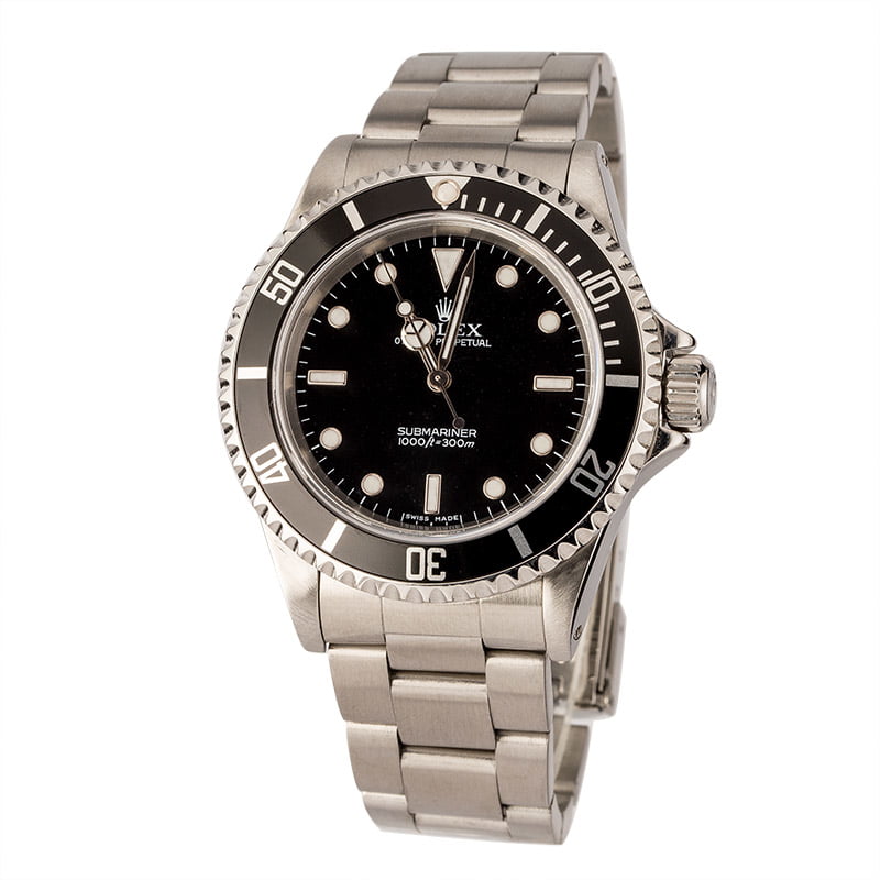 Rolex Submariner 14060 Timing Bezel Watch