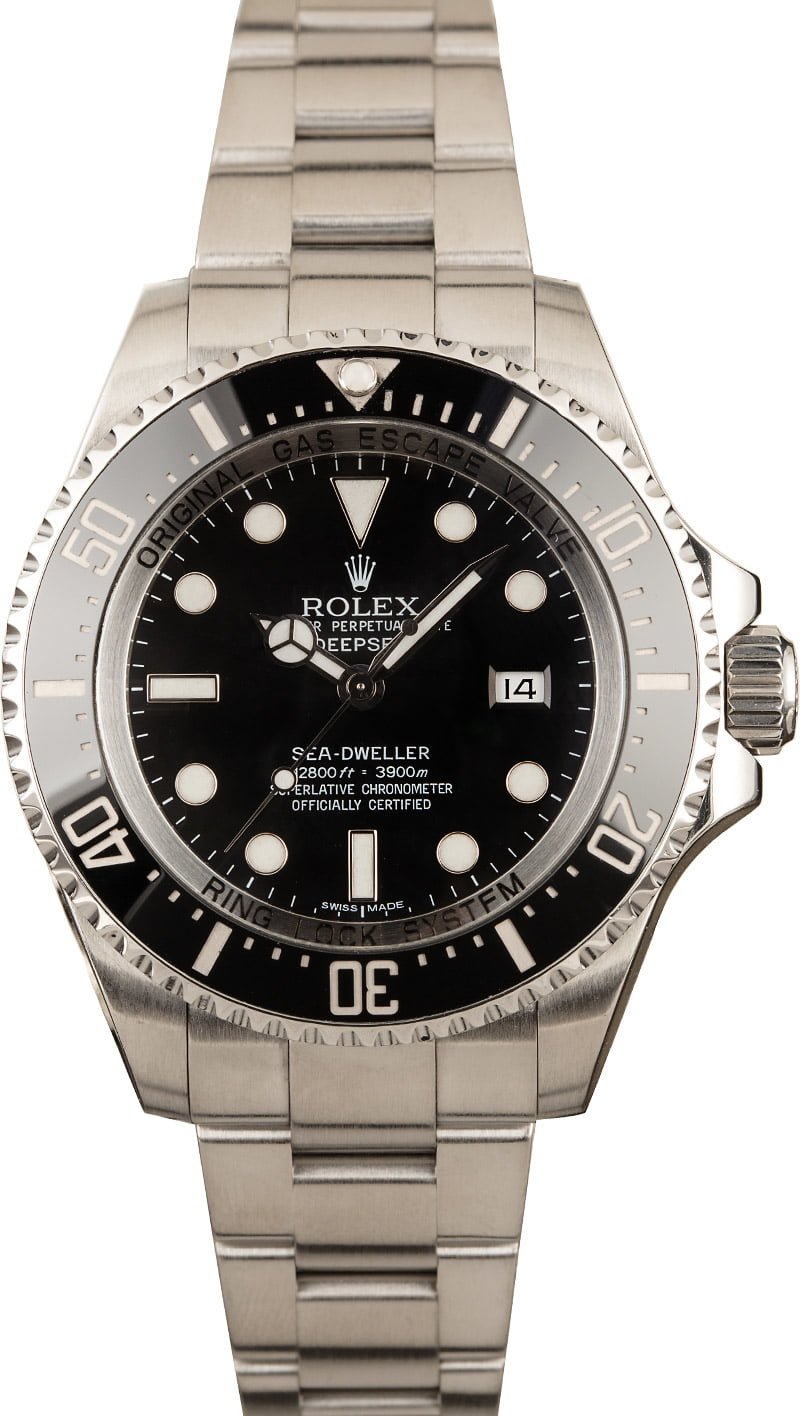 rolex deepsea black price