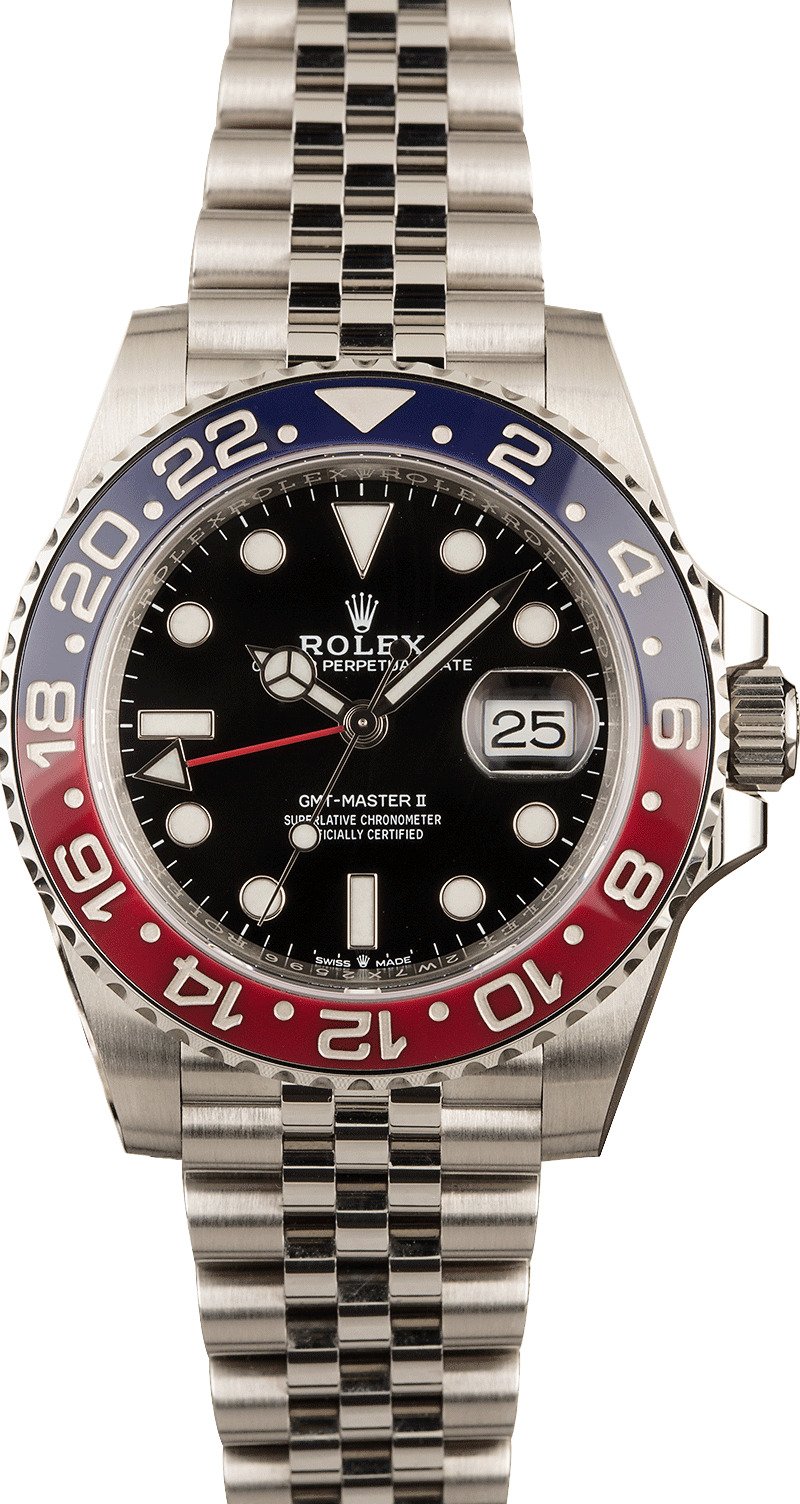 Buy Used Rolex Gmt Master Ii bksj Bob S Watches Sku